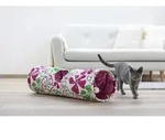 Tunnel F&uuml;r Katzen - Kerbl - Blume - Mehrfarbig - L. 90 Cm &times; &Oslash; 25 Cm