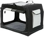 Trixie Transportbox Vario Schwarz/grau F&uuml;r Hunde M-l