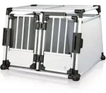 Doppel-transportk&auml;fig Aluminium, 93 X 64 X 88 Cm