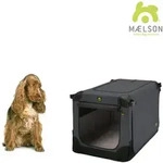 Maelson Soft Kennel Transportbox, Faltbar - Anthrazit - 72 X 51 X 51
