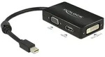 Delock 0.16m Displayport/vga + Hdmi + Dvi 0.16m Mini Displayport Vga (d-sub)+ Hdmi +