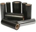 Zebra - Wachsband Schwarz, 110mmx450m, 02300bk11045