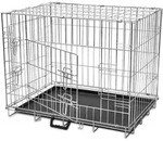 Faltbare Hundebox Metall M Vidaxl