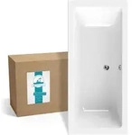 Calmwaters&reg; Rechteck-badewanne 180x80 Cm, Acrylwanne Modern Select, Duo-badewanne