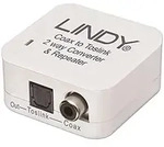 Lindy 70411 Toslink Rca Adapter Wei&szlig; Kompakt
