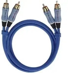Cinch Audio Anschlusskabel [2x Cinch-stecker - 2x Cinch-stecker] 1.00 M Blau