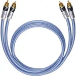 Cinch Audio Anschlusskabel [2x Cinch-stecker - 2x Cinch-stecker] 0.50 M Blau