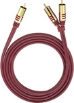 20562 Cinch Audio Y-kabel [2x Cinch-stecker - 1x Cinch-stecker] 2.00 M Rot...