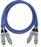 Cinch Audio Anschlusskabel [2x Cinch-stecker - 2x Cinch-stecker] 3.00 M Blau