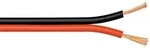 Goobay - Lautsprecherkabel Rotschwarz, 50 M Rolle, Querschnitt 2 X 0,75 Mm2, Cu.