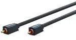 Clicktronic - Cinch-kabel, Mono, Premium-kabel 1x Cinch-stecker 1x Cinch-stecker 3,0
