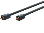 Clicktronic - Cinch-kabel, Mono, Premium-kabel 1x Cinch-stecker 1x Cinch-stecker 2,0