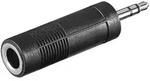 Ett - Goobay Klinkenadapter, Stecker 3,5 Mm Stereo / Kupplung 6,3 Mm Stereo, Schwarz