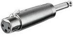 Goobay - Xlr-adapter, Aux-klinke 6,35 Mm, Mono-stecker Zu Xlr-buchse, 1x...