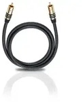 Cinch Audio Anschlusskabel [1x Cinch-stecker - 1x Cinch-stecker] 2.00 M Schwarz