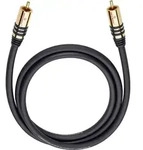 Cinch Audio Anschlusskabel [1x Cinch-stecker - 1x Cinch-stecker] 3.00 M Schwarz