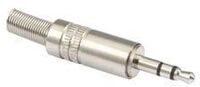 Klinkenstecker, 3,5mm, Stereo, Metall