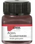 Acryl Glanzfarbe Dunkelbraun 20 Ml Verzierfarbe - Kreul