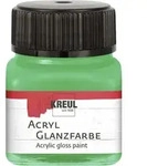 Acryl Glanzfarbe Gr&uuml;n 20 Ml Verzierfarbe - Kreul