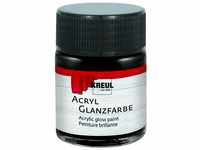 Acryl Glanzfarbe schwarz 50 ml Verzierfarbe - Kreul