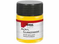 Acryl Glanzfarbe sonnengelb 50 ml Glanzfarbe - Kreul