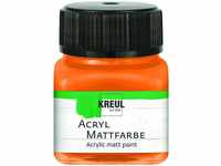Acryl Mattfarbe orange 20 ml Künstlerfarben - Kreul
