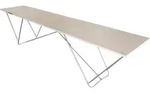 Holz-tapeziertisch 300x60x72 Cm Multifunktionstisch Mehrzwecktisch - Nespoli