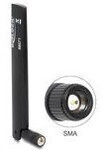 Delock Antenne Lte Sma -0,8 Bis 3,0 Dbi Omni Gelenk Schwarz (88571)