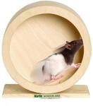 Karlie - Bogie Wheel Holz-laufrad F&uuml;r Nager - 20 Cm