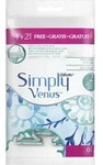 Gillette Simply Venus2 4+2 Einwegrasierer, 4 St&uuml;ck + 2 Gratis
