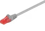 Goobay - Cat 6 Patchkabel, U/utp, Grau, Kupferkaschierter Aluminiumleiter (cca).