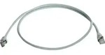 Teleg&auml;rtner - 100008028 Rj45 Netzwerkkabel, Patchkabel Cat 6a S/ftp 0.25 M Grau