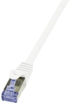 Logilink Cq3101s Rj45 Netzwerkkabel, Patchkabel Cat 6a S/ftp 15.00 M Wei&szlig;