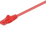 Goobay - Cat 6 Patchkabel, U/utp, Rot, Kupferkaschierter Aluminiumleiter (cca).