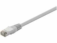 Cat 5e patchcable, f/utp, grey, 0.5 m - w/o latch protection, cca (73076) - Goobay