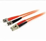 Startech.com 2m Multimode 62,5/125 Duplex Lc Auf St Lwl / Glasfaserkabel