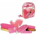 Putz Rucksack Pink Putzset Pflegeset Pferde Putzzeug B&uuml;rsten Striegel - Kerbl