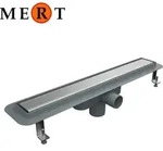 Mert Duschrinne "linear" Mit Edelstahlrost, 900mm, H&ouml;henverstellbar, Barrierefrei