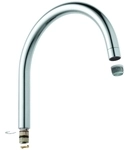 Grohe Auslauf 13266, F&uuml;r Einhand-sp&uuml;ltischbatterie, Chrom, 13266000