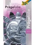 Glorex Pr&auml;gefolie Silber Hartmetall 19 X 30 Cm, 3 Blatt Bastelpapier