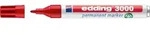 Fp - Edding 3000 4-3000002 Permanentmarker Rot Wasserfest: Ja