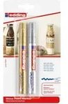 750 Glanzlackmarker 2er-set Gold Und Silber - Edding