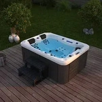 Home Deluxe - Outdoor Whirlpool Beach - Mit Treppe Und Thermoabdeckung Ausstattung