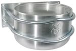 Futtertrog Aluminium,ca. 18l Mit Ablauf