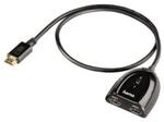 Hama Hdmi-umschalter 2x1 Vergoldet Schwarz 122224