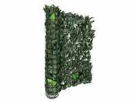 Fency Dark Leaf Sichtschutzzaun Windschutz 300x100 cm dunkelgrün Mix -...