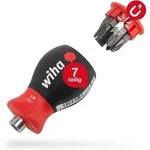 Wiha - Schraubendreher Stubby Mit Bit Magazin Magnetisch (33736) I Schlitz, Kreuz I