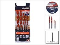 Multicut 100705100 Hartmetall Mehrzweckbohrer-set 5teilig 4 Mm, 5 Mm, 6 Mm, 8 Mm, 10