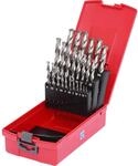 Ks Tools Hss-g Spiralbohrer-satz, Kunststoffkassette, 25-tlg. 1-13 Mm