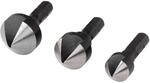 Wolfcraft - 2584000 Kegelsenker-set 3teilig 12 Mm, 16 Mm, 19 Mm Werkzeugstahl 1/4'